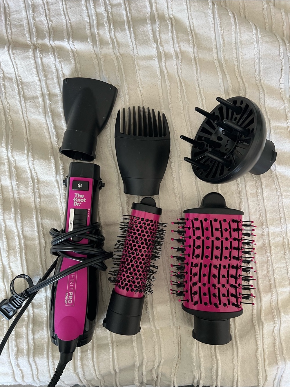 Conair Infiniti Pro 5-in-1 Hot Air Styling Tool - Pink